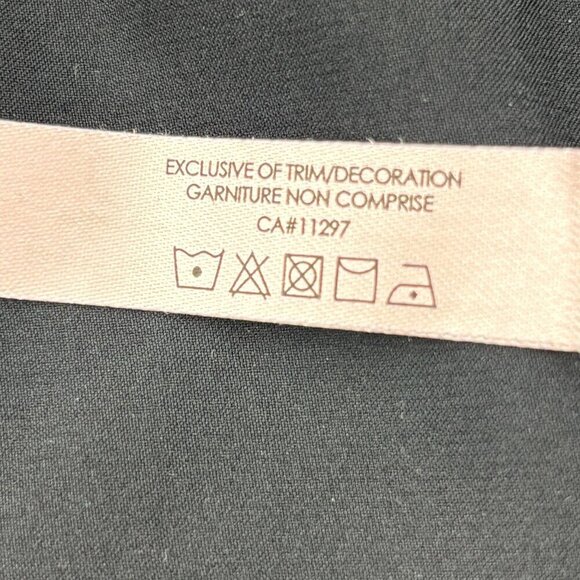 laVie en Rose Black Satin Sleep Shorts Lace Sides/Back Drawstring XXL - Picture 7 of 9